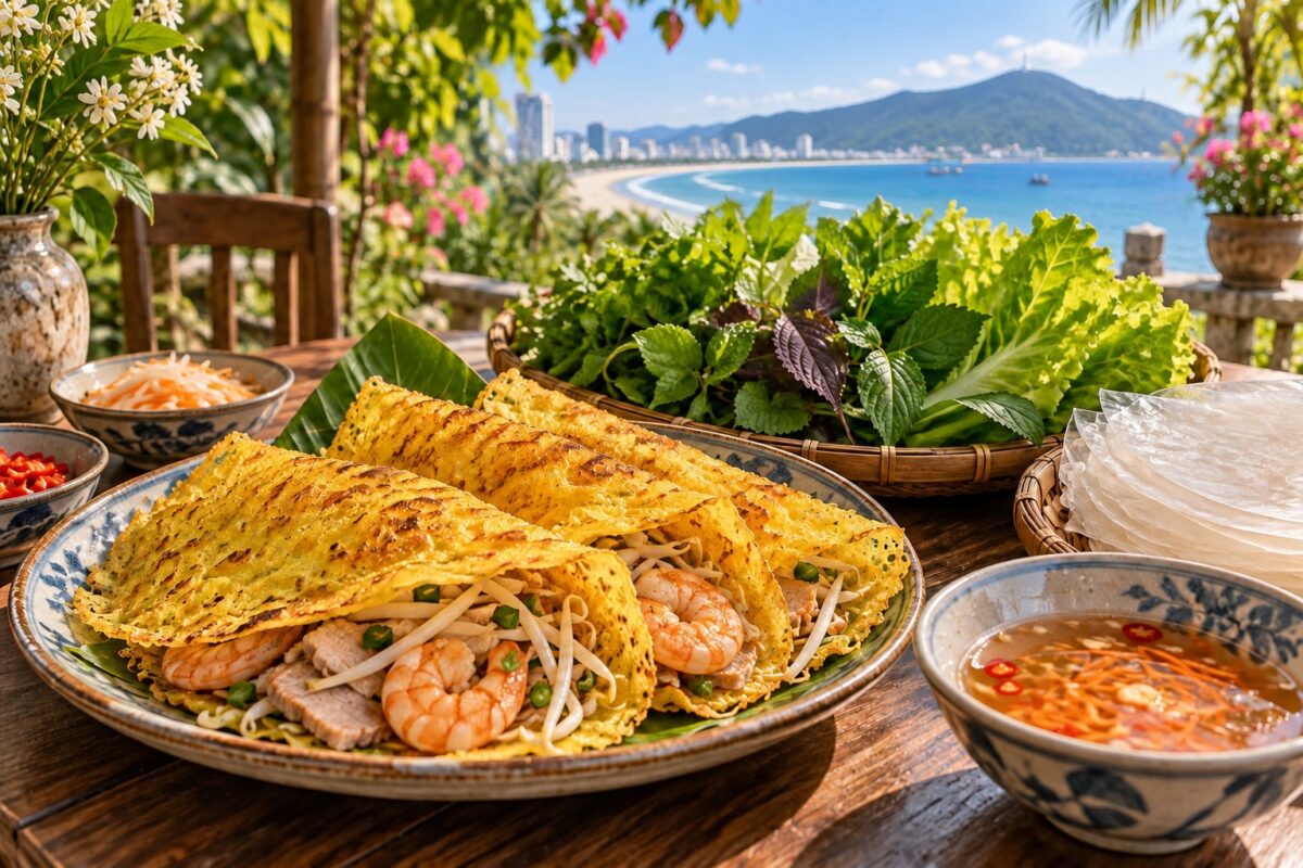 AI illustration: Banh Xeo pancakes