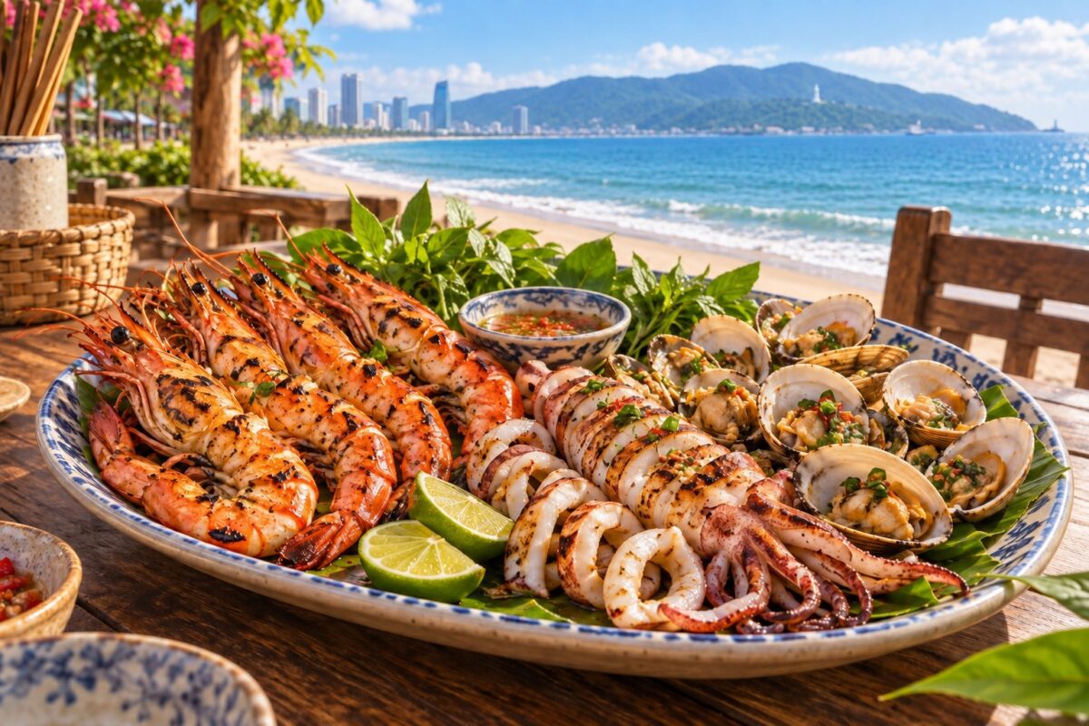 AI illustration: Da Nang coastal seafood