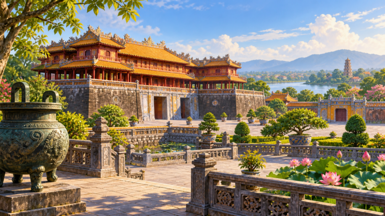 Illustration of hue, Vietnam